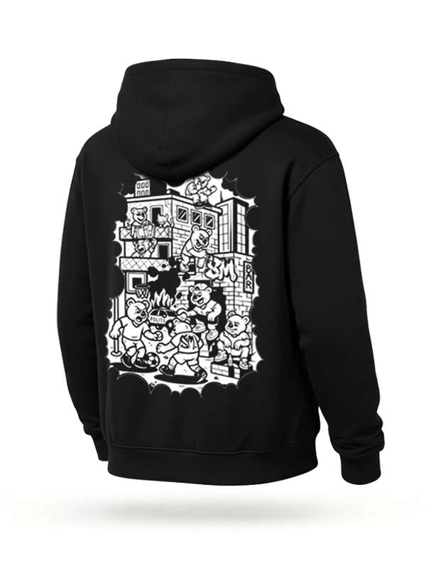 Hoodie "Urban Jungle" - black for 259,00 PLN