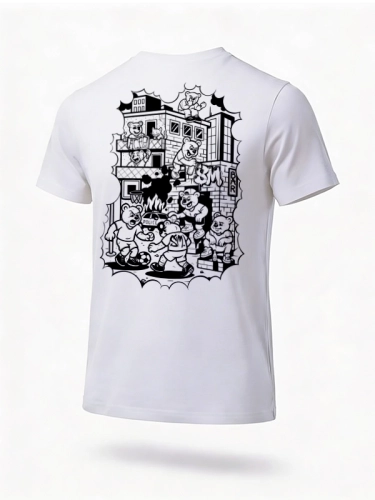 T-shirt "Urban Jungle" - white for 119,00 PLN
