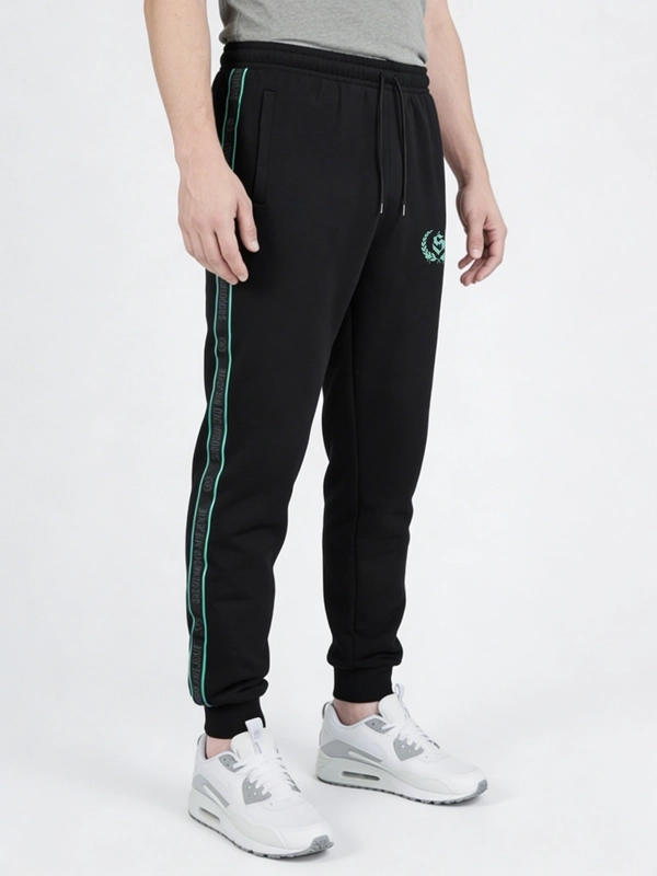 Sweatpants "Laur mint lampas" - black for 219,00 PLN