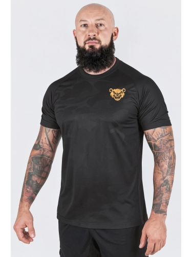 Koszulka Sportowa Mesh "Mordka Gold" - Czarna za 139,00 zł