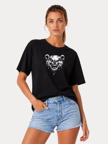 T-shirt "Silver Bear" - black for 119,00 PLN 1