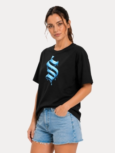 T-shirt "Blue Symbol" - black for 119,00 PLN 1