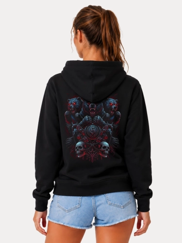 Hoodie "Bears&Roses" - black for 249,00 PLN 2