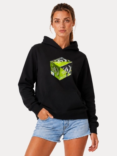 Bluza z kapturem "Cube" - czarna za 249,00 zł 1