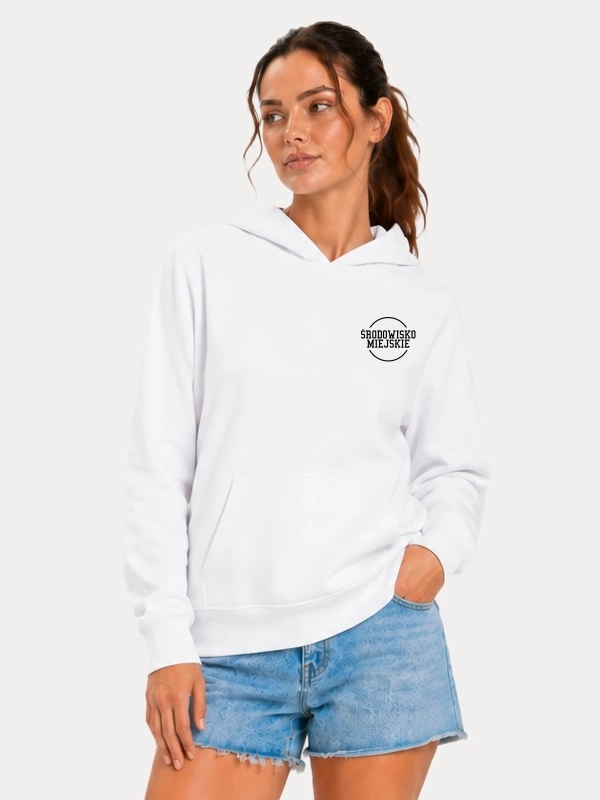 Bluza z kapturem "Split" - biała za 269,00 zł