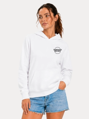 Bluza z kapturem "Split" - biała za 269,00 zł 1