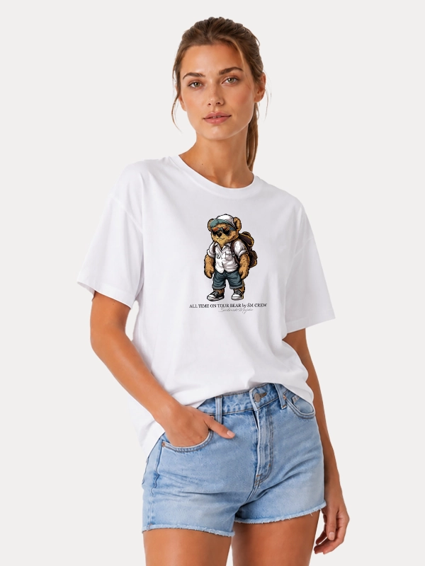 "All time on tour Bear" T-shirt - White for 119.00 PLN