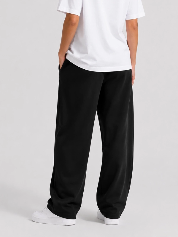 Baggy Sweatpants "Basic" - Black for 189,00 PLN