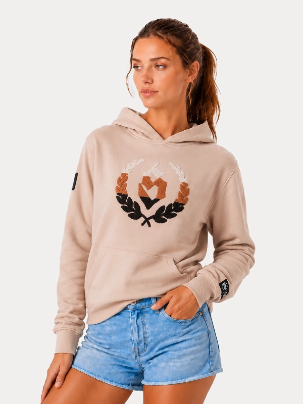 "Chenille" hoodie - Beige for 269.00 PLN
