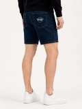 Krótkie Spodenki Jeansowe "Classic" - Ciemne Niebieskie