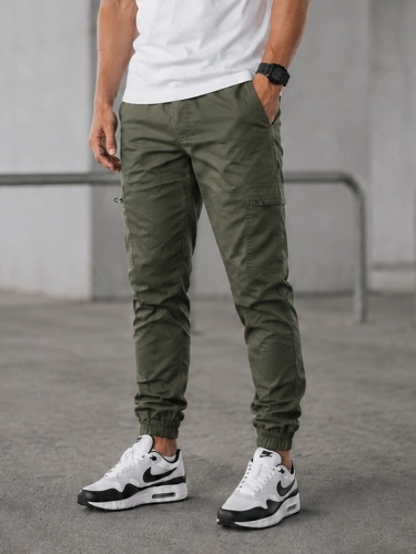 Jogger Cargo Pants "Miś" Khaki / White for 209,00 PLN 2