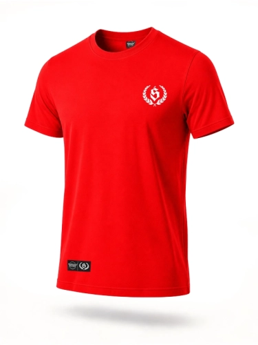 T-shirt "Laur" - red for 99,00 PLN