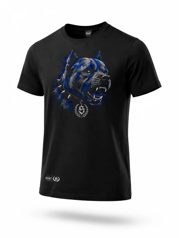 T-shirt "Blue fury" - black for 119,00 PLN