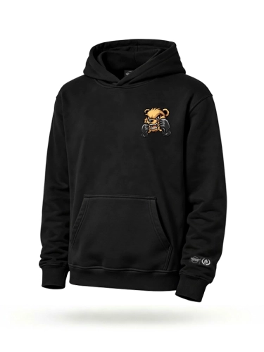 Hoodie "Fighter Bear Mini" - black for 249,00 PLN