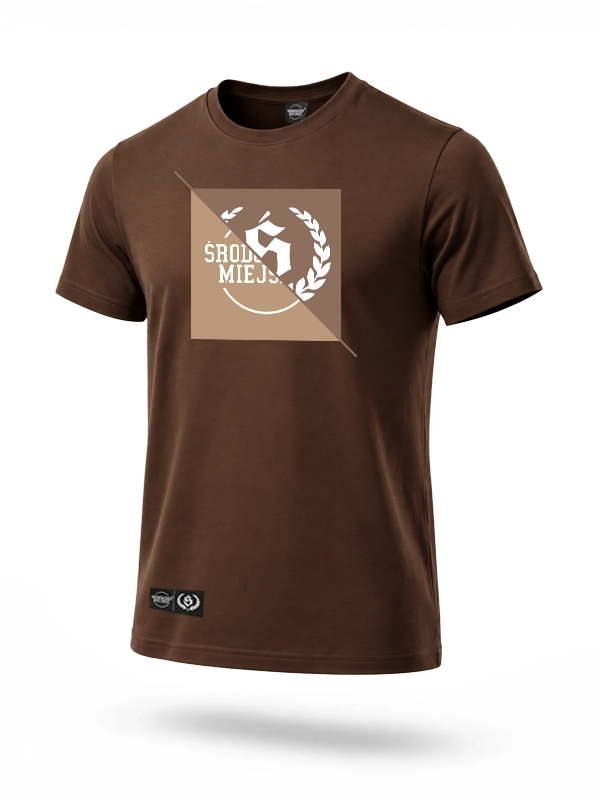 T-shirt "Duo" - brown for 119,00 PLN