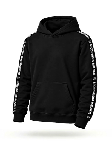 Hoodie "Stripe" - black for 239,00 PLN