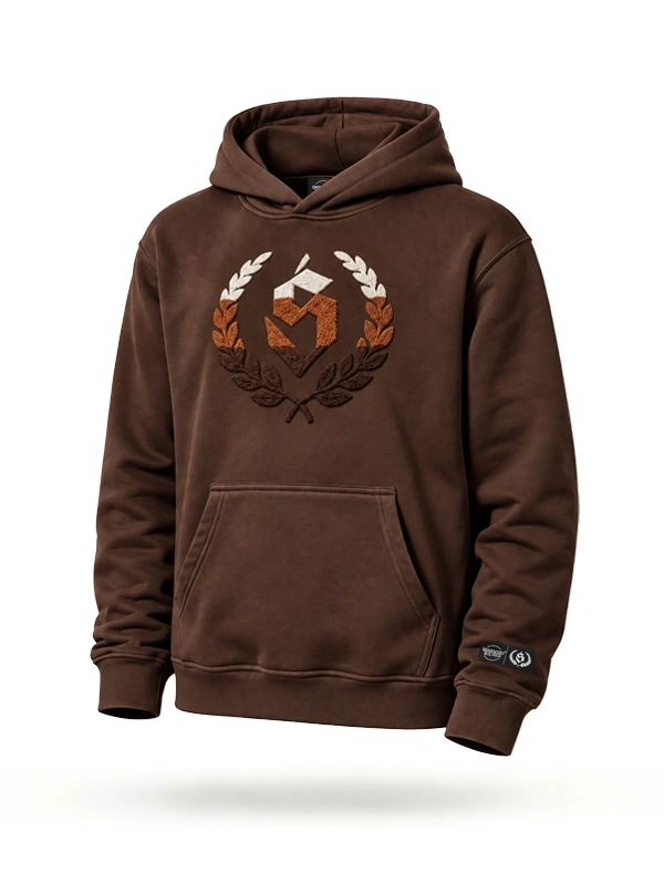 Hoodie "Chenille" - brown for 269,00 PLN