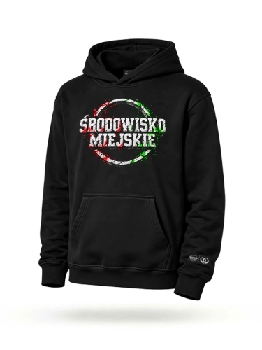 Hoodie "Classic Red Green" - black for 249,00 PLN