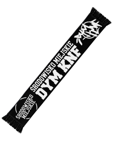 Szalik "ŚM & DYM KNF" - czarny za 79,00 zł