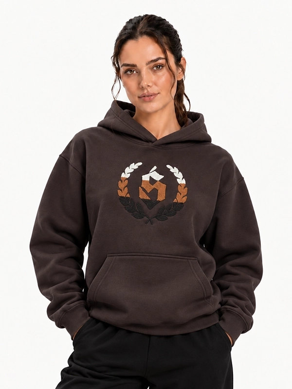 Hoodie "Chenille" - brown for 269,00 PLN