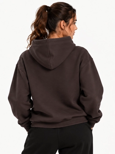 Bluza z kapturem "Chenille" - Brązowa za 269,00 zł