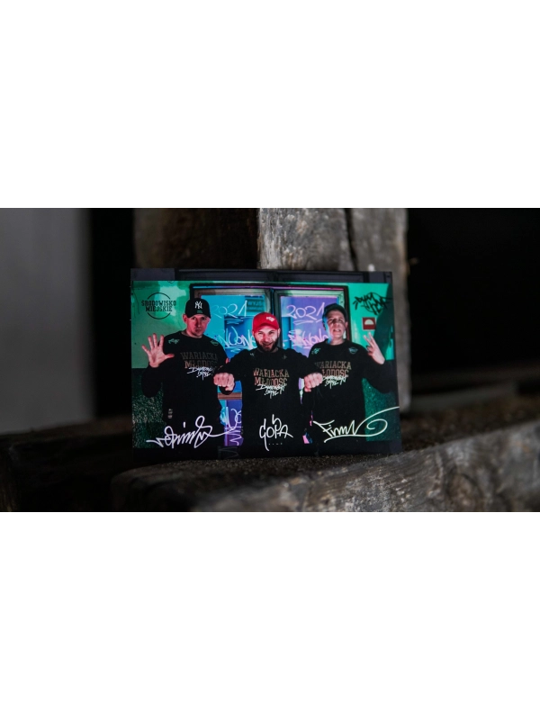 Hoodie "Środowisko Miejskie & DYM KNF" - Black SM_681 Środowisko Miejskie HOODIE