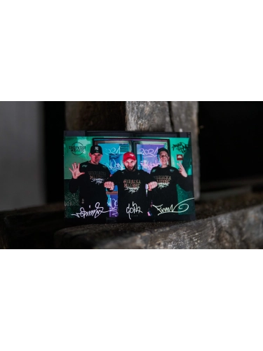 Hoodie "Środowisko Miejskie & DYM KNF" - Black SM_681 Środowisko Miejskie HOODIE