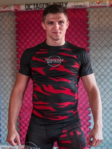 Rashguard "Classic" - Black/Red SM_922 Środowisko Miejskie RASHGUARDS