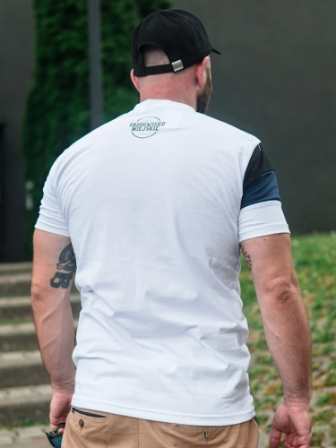 T-shirt "Classic small" - White/Black/Navy SM_907 Środowisko Miejskie T-SHIRTS 2