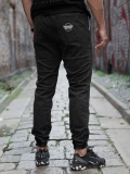Spodnie Jeansowe Jogger "Classic Icon" Czarne / białe