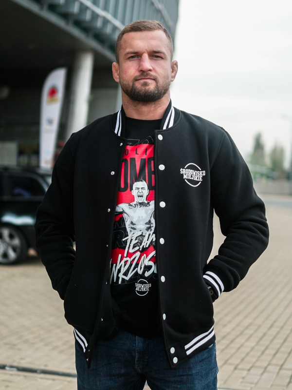 Bluza Bejsbolówka "Classic" - Czarno/Biała SM_885 Środowisko Miejskie