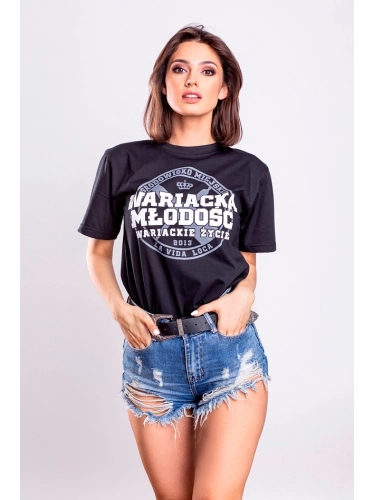T-Shirt "Wariacka Młodość" - Black SM_270 Środowisko Miejskie T-SHIRTS 1