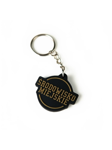 Key rings "Classic" - Black/Gold SM_514 Środowisko Miejskie KEY RINGS