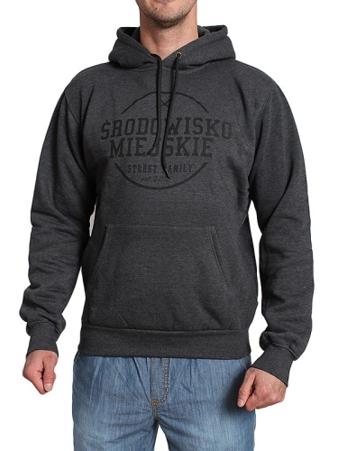 Hoodie "Theme" - Graphite/Black SM_608 Środowisko Miejskie HOODIE 2