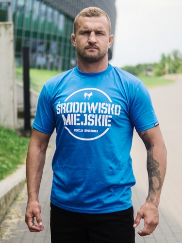 T-Shirt "Sekcja Sportowa" - Blue SM_793 Środowisko Miejskie T-SHIRTS 2