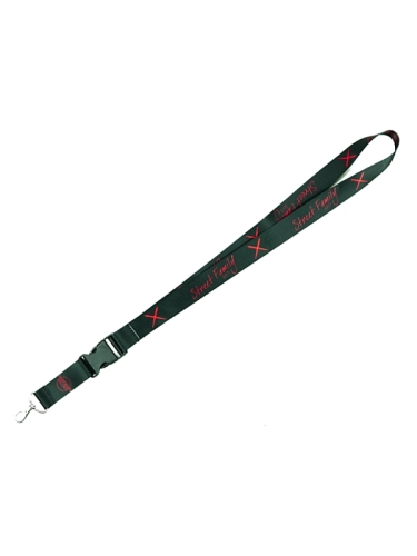 Key lanyard "Classic" Black/Red SM_825 Środowisko Miejskie STRINGS 2