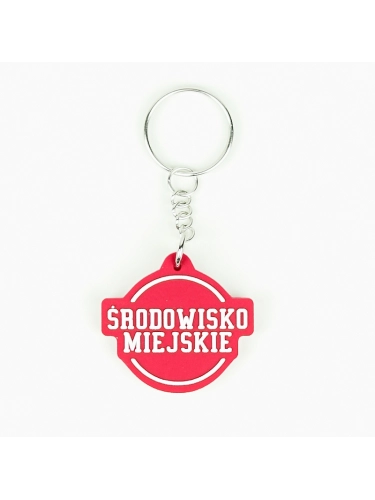 Key rings "Classic" - Red SM_827 Środowisko Miejskie KEY RINGS