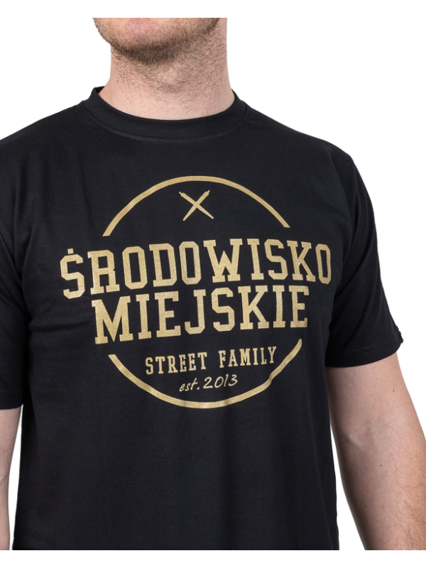 T-shirt "Theme" - Black / Gold SM_219 Środowisko Miejskie T-SHIRTS