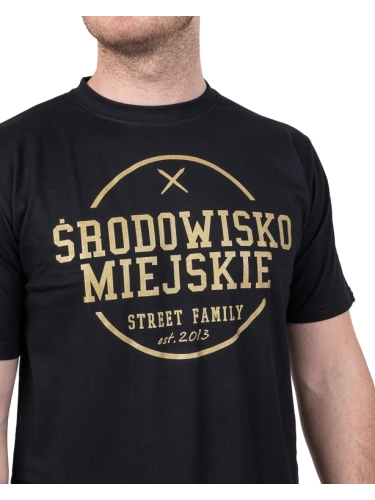 T-shirt "Theme" - Black / Gold SM_219 Środowisko Miejskie T-SHIRTS