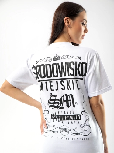 Koszulka "Theme" - Biała / Czarna SM_496 Środowisko Miejskie 2