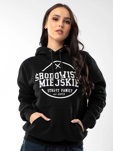 Hoodie "Theme" - Black / White for 239,00 PLN 1