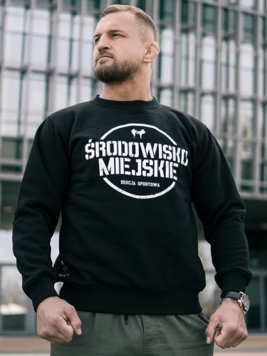 Crewneck "Sekcja sportowa" - Black SM_788 Środowisko Miejskie CREWNECK 2