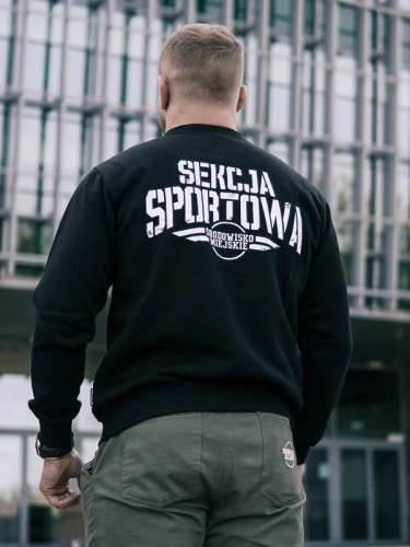 Crewneck "Sekcja sportowa" - Black SM_788 Środowisko Miejskie CREWNECK