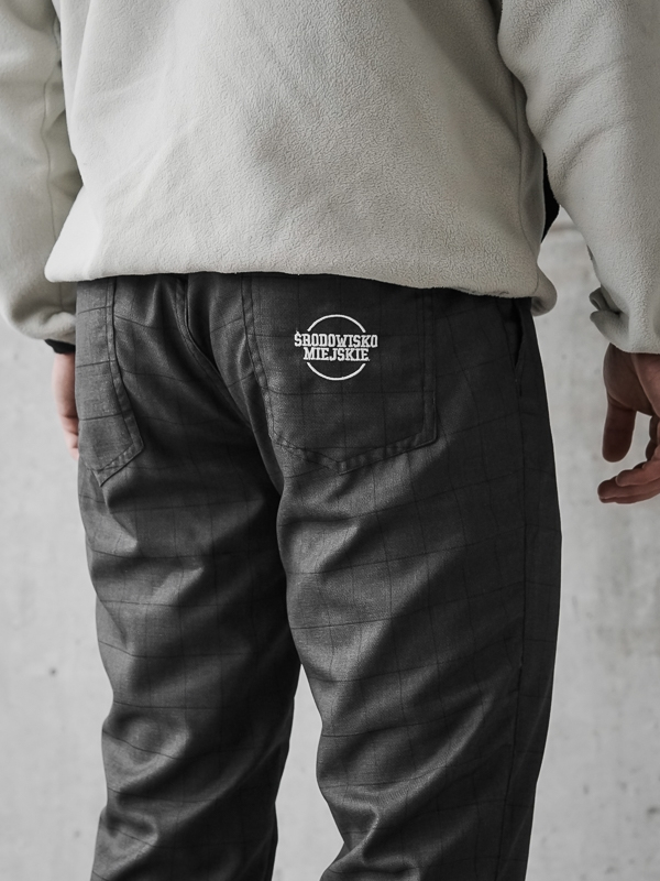 copy of Pants Jogger "Classic Icon" Dark plaid SM_1010 Środowisko Miejskie JOGGER