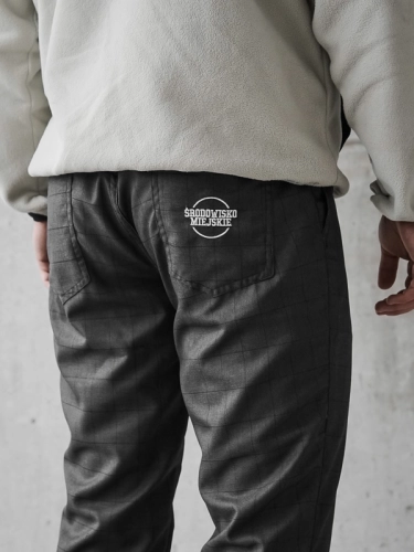 copy of Pants Jogger "Classic Icon" Dark plaid SM_1010 Środowisko Miejskie JOGGER