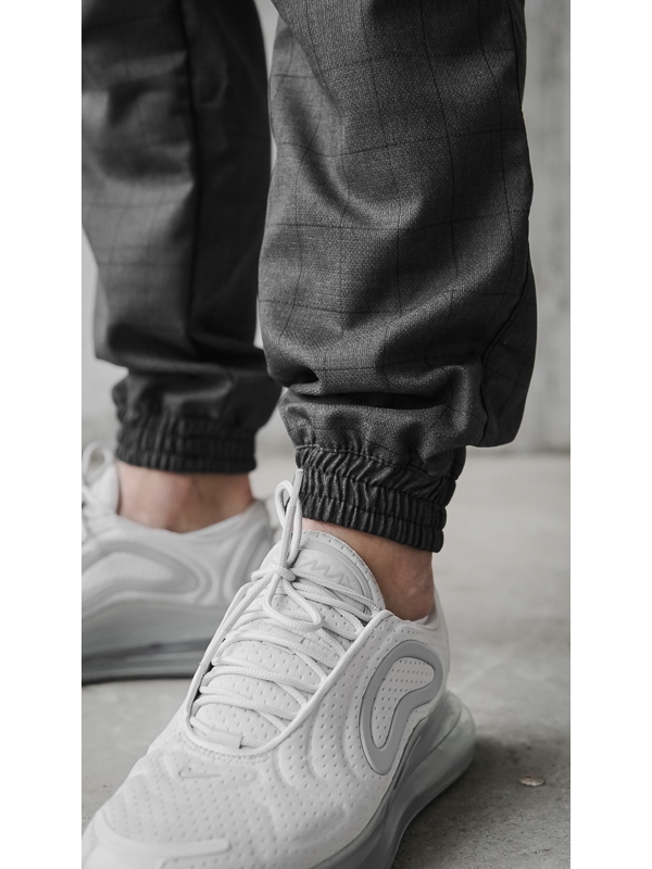 Pants Jogger "Laur" Dark plaid SM_1011 Środowisko Miejskie JOGGER
