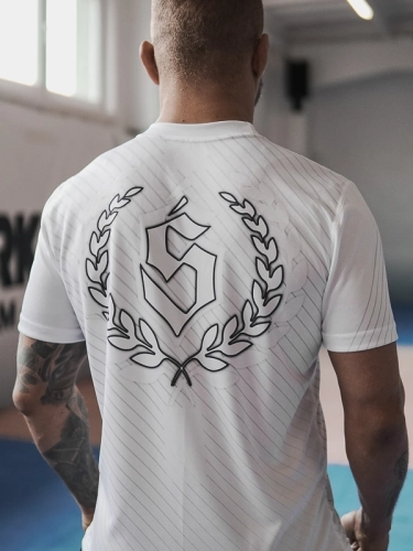 Koszulka Sportowa Mesh "Classic small" - Biała SM_1021 Środowisko Miejskie 2