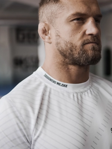 T-shirt Sport Mesh "Classic small" - White SM_1021 Środowisko Miejskie T-SHIRTS