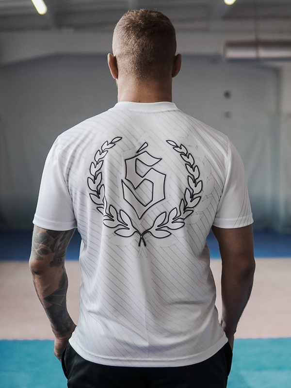 T-shirt Sport Mesh "Classic small" - White SM_1021 Środowisko Miejskie T-SHIRTS