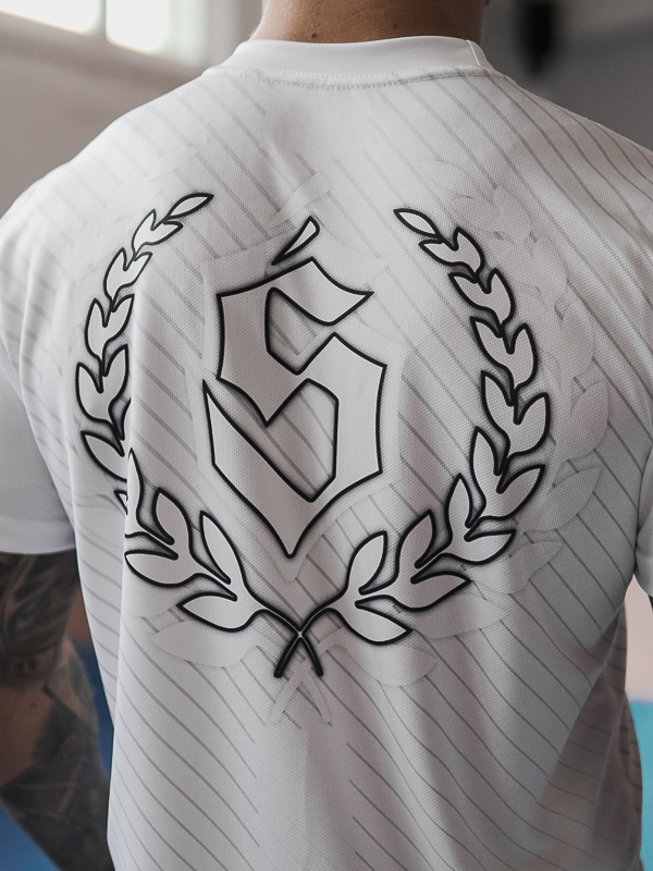 T-shirt Sport Mesh "Classic small" - White SM_1021 Środowisko Miejskie T-SHIRTS